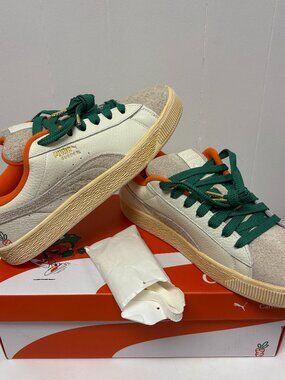 Puma Suede XL Anwar Carrots Warm White (398801-01), Size 11